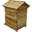 Langstroth Honey Flow ハイブ モミの巣箱 7つのプラスチックフレーム付き 養蜂用の蜂の巣