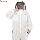 養蜂の防護衣は3つの層良質のベールの衣服のスーツを換気した