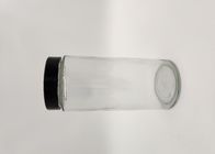 ガラス1000ML空の蜂蜜は透明なガラス蜂蜜の容器を震動させる