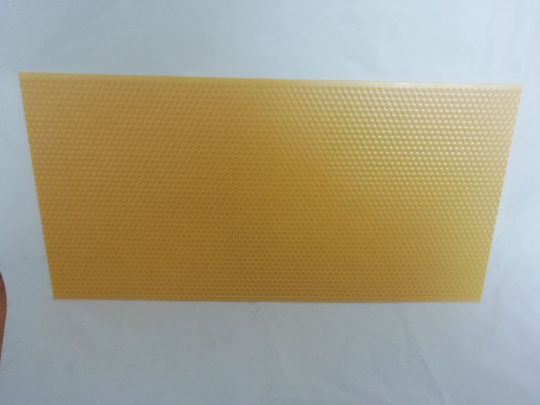 プラスチック5.4mm黄色い蜜蝋の基礎シート