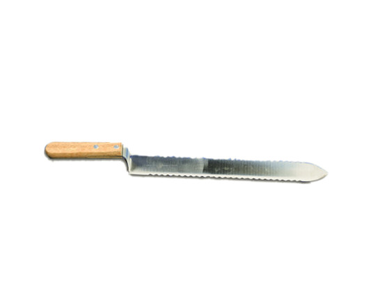 ステンレス鋼の倍は蜂蜜のふたを取ることのための木のハンドルが付いているナイフのふたを取を鋸歯状にした