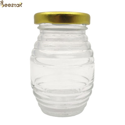 卸し売り透明な150ml 250ml 500mlのタイプEの空のプラスチック蜂蜜の瓶