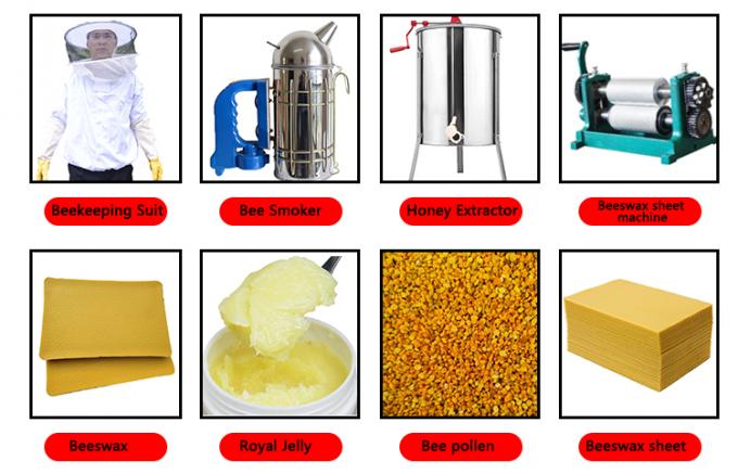 システム養蜂家を育てている蜂の女王のための赤い多機能の蜂蜜の蜂の女王のおり 2