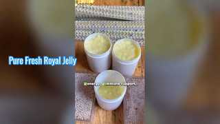 当社のローヤル ゼリーは 100% 純粋で、未加工、無農薬です。