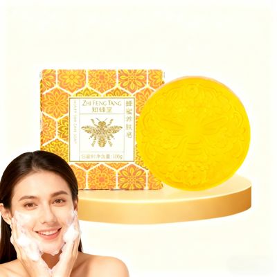 購入 Handmade Organic Honey Soap with 10% Honey for Nourishing and Moisturizing 100g/box and 3 Years Shelf Life オンライン製造