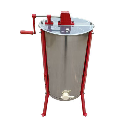 購入 3 Frame Manual Honey Extractor with Quick Delivery and Stainless Steel Construction オンライン製造