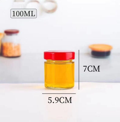 購入 750mlふたが付いている空の食糧蜂蜜の瓶への工場卸し売りガラス タイプC 100ml オンライン製造