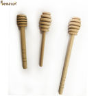 長いハンドルが付いている自然な木の蜂蜜の棒のスプーン高品質の木製の蜂蜜ディッパーの棒