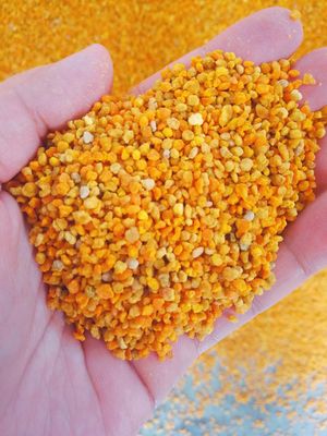 栄養満点の新鮮な生蜂花粉を混ぜて大粒