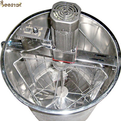 4つのフレームのステンレス鋼の立場および蜂蜜のゲートが付いている電気蜂蜜の抽出器