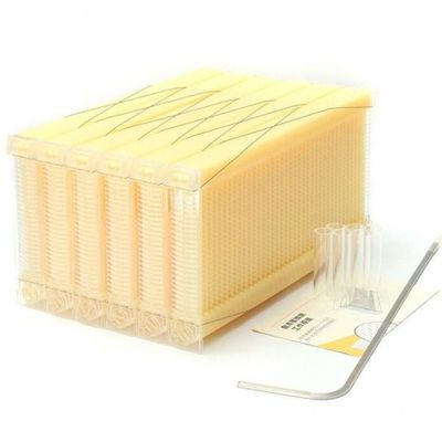 食品グレードのプラスチック蜂蜜の流れフレーム 49.5*24.5 センチメートル流れ蜂の巣の自己流動蜂蜜用